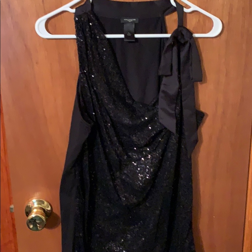Ann Taylor sequined tank top size XL